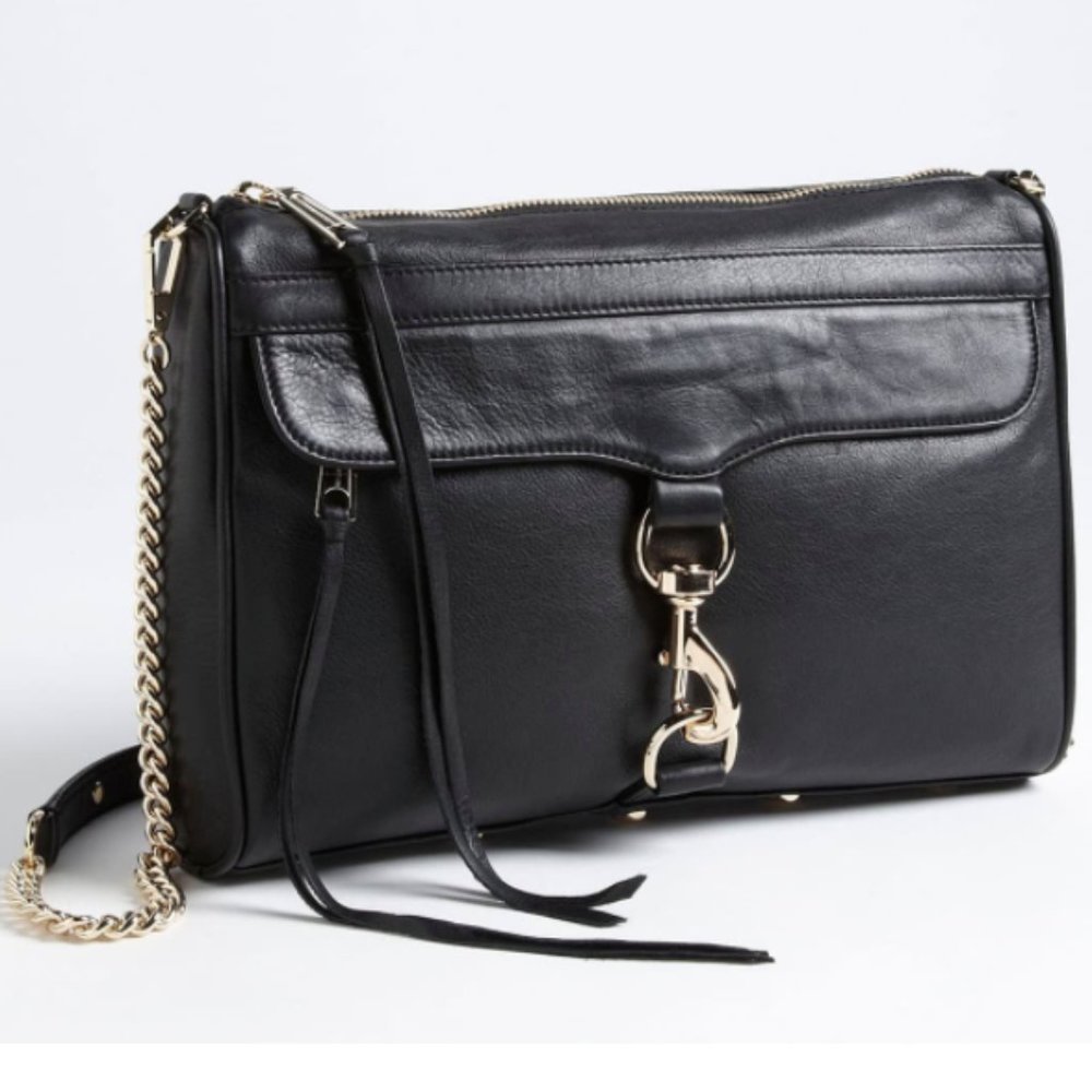 REBECCA MINKOFF~ EUC "MAC" Black Clutch
